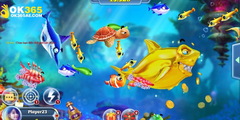 Game bắn cá tiểu tiên cá tại OK365 sở hữu kho thưởng đa dạng, hiện đại